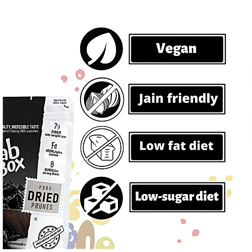 Buy Fabbox Pitted Prunes Dried Fruit, Natural & Healthy, Rich In