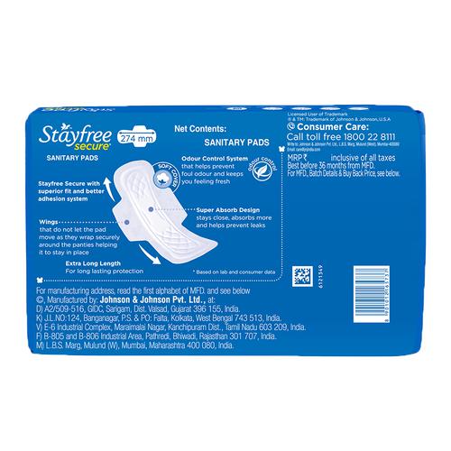 Yes promotion jewelry Buy STAYFREE Secure Cottony XL - Sanitary Pads For Women Online at Best  Price of Rs 200 - bigbasket