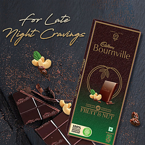 Buy Cadbury Bournville Fruit & Nut Dark Chocolate Bar Online at Best