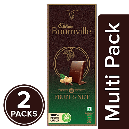 Buy Cadbury Bournville Fruit & Nut Dark Chocolate Bar Online at Best