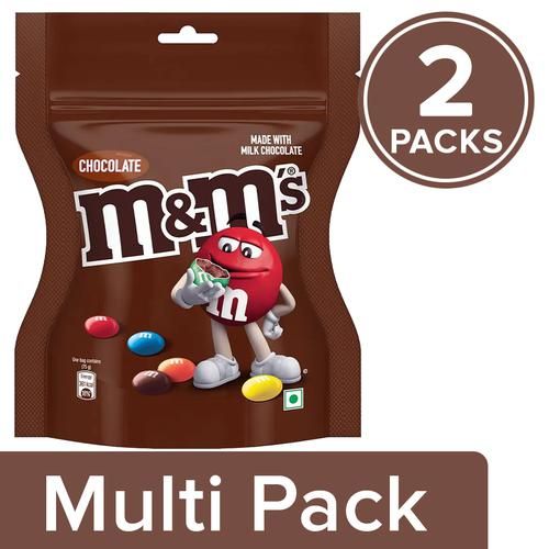 M&Ms Milk Chocolate Candies - Resealable Sharing Pack, 80 g