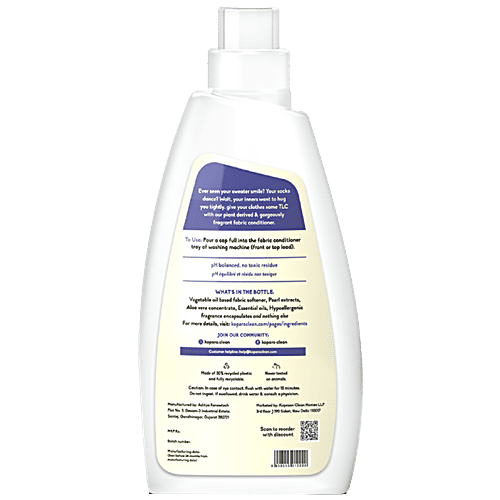 Koparo Clean Fabric Conditioner + Laundry Liquid - Lavender, Lilac & Bergamot, Each 500ml, Combo 2 Items