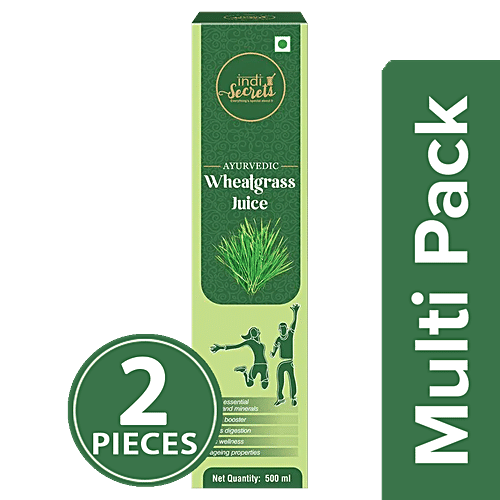 Buy IndiSecrets Wheatgrass Juice Online at Best Price of Rs 346.26