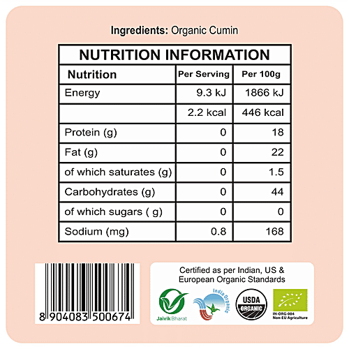 Buy 24 Mantra Organic Cumin Seed Whole Online at Best Price of Rs 190