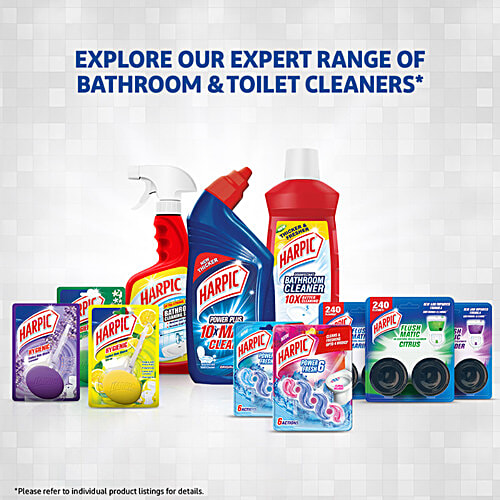 Harpic Power Fresh 6 Toilet Cleaner Rim Block, Marine Splash, 3 x 35 g Multipack 