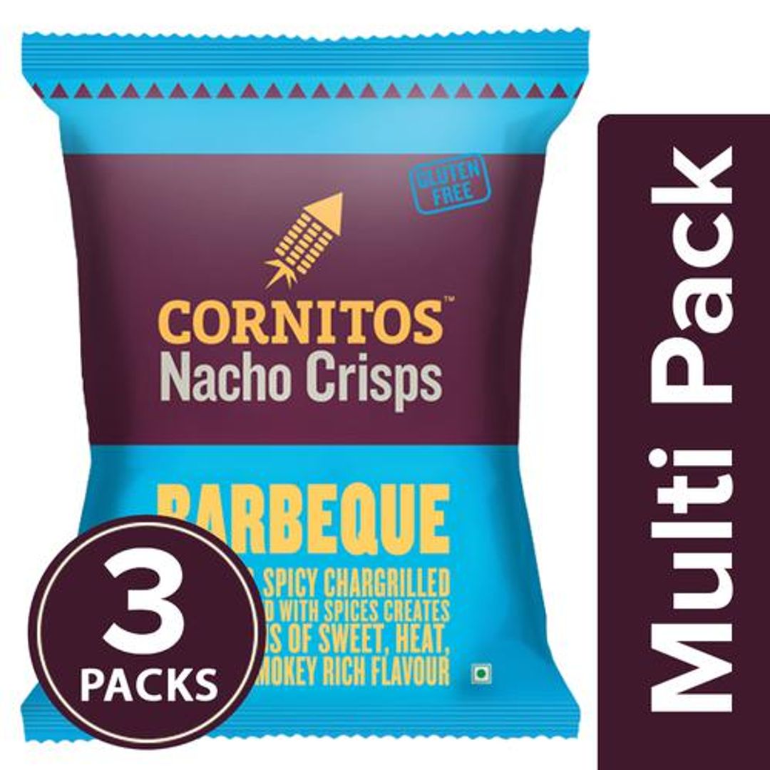 Cornitos Barbeque Nacho Chips, 3x55 g Multipack