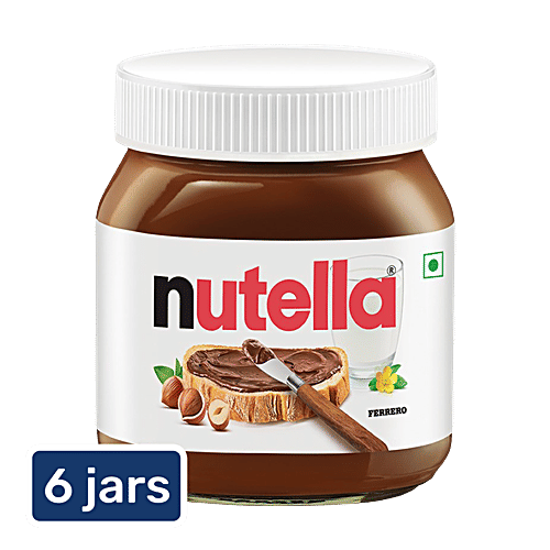 Nutella Hazelnut Spread With Cocoa, 6 x 350 g (Multipack)
