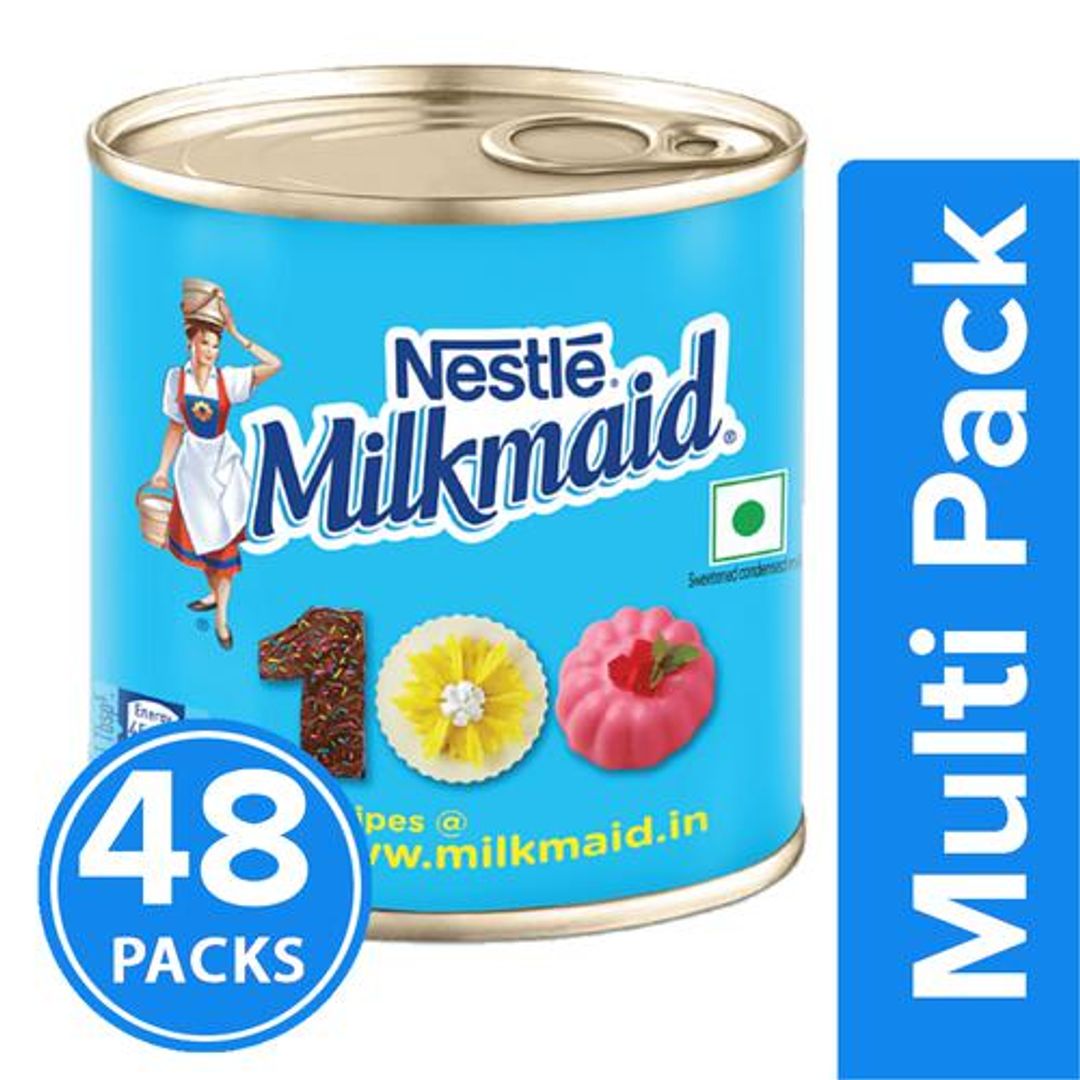 Nestle  Milkmaid Sweetened Condensed Milk, 48x380 g Multipack