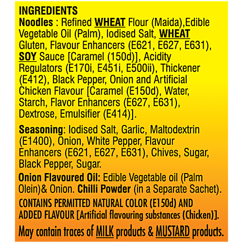 Wai Wai Ready To Eat Chicken Flavoured Instant Noodles, 6x65 g (Multipack) 