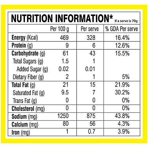 Wai Wai Ready To Eat Chicken Flavoured Instant Noodles, 6x65 g (Multipack) 