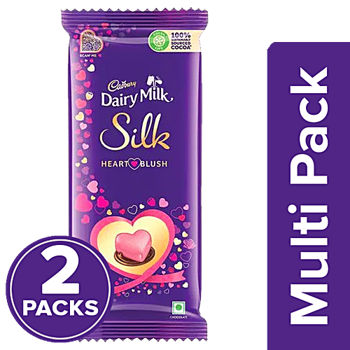 Buy Cadbury Dairy Milk Silk Silk Valentine Heart Blush Chocolate Bar