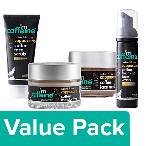 Buy mCaffeine Acne Control Kit With Face Scrub Cappuccino Coffee