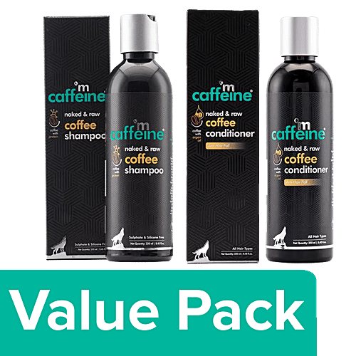 Buy mCaffeine Coffee Shampoo & Conditioner Duo Hair Fall Control