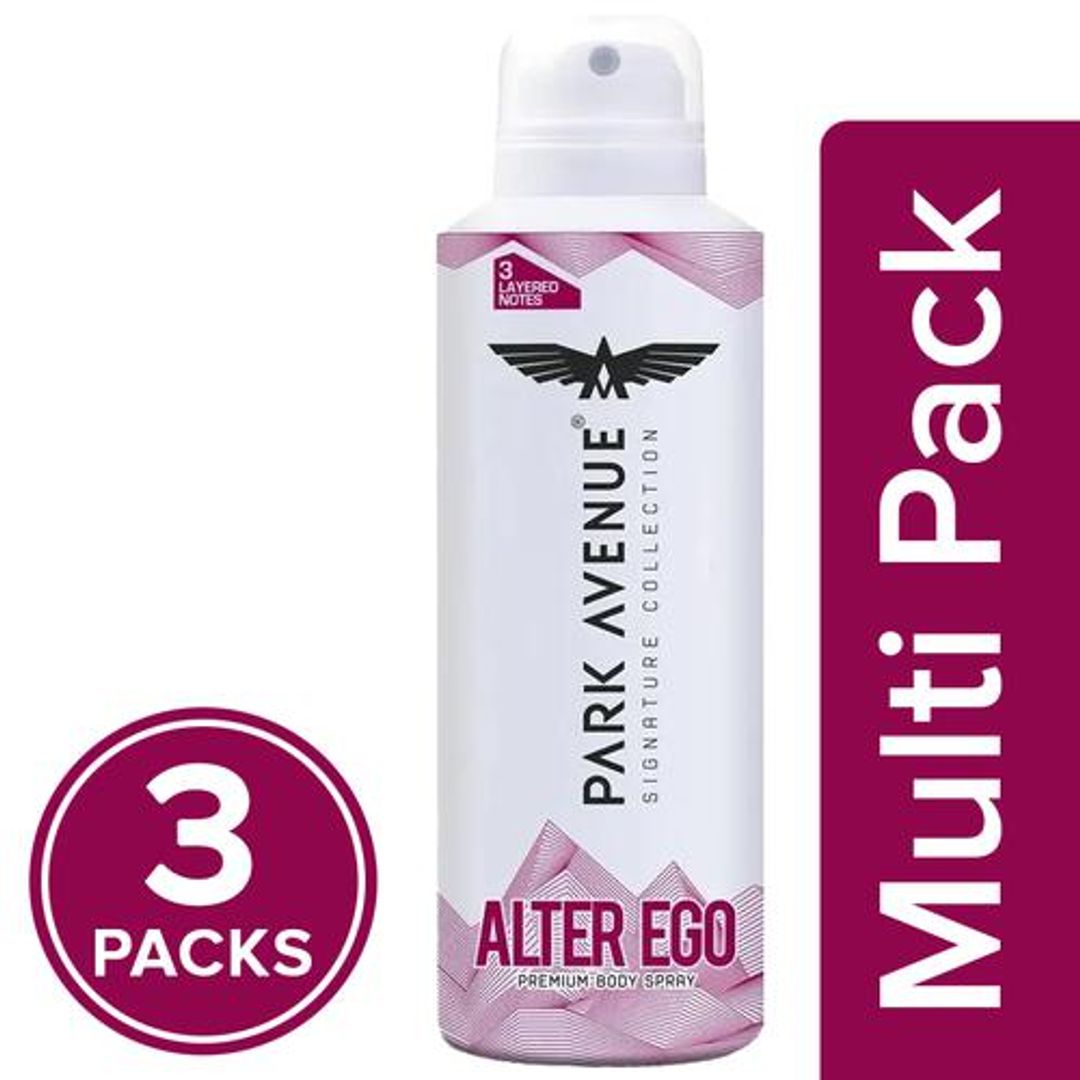 Park Avenue Perfume Spray - Alter Ego, 3x150 ml (Multipack)