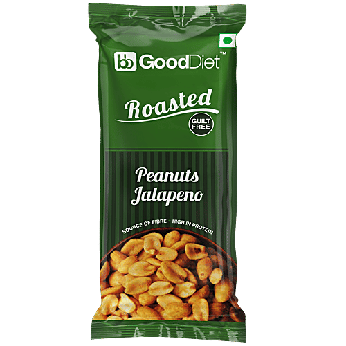 bb Gooddiet Roasted Peanuts - Jalapeno, 4x50 g (Multipack)