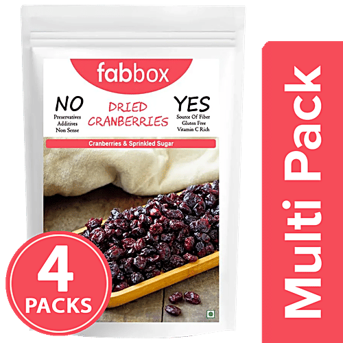 Buy Fabbox Cranberries Dried Berries, Natural & Healthy, Rich In Fibre