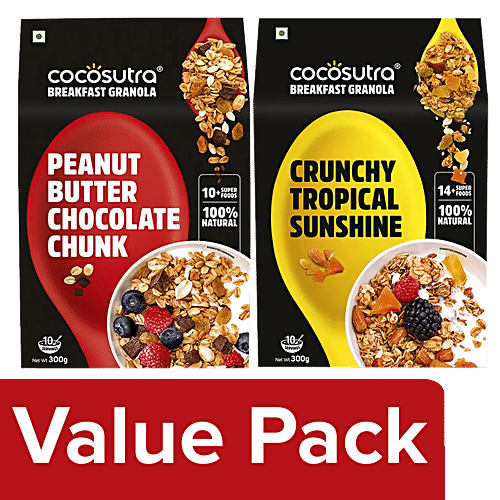 Buy Cocosutra Cereal Granola, Crunchy Tropical + Peanut Butter
