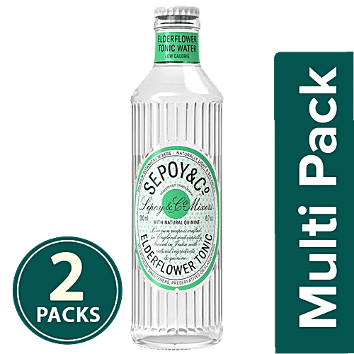 Buy Sepoy & Co. Elderflower Tonic Water Natural Quinine, Balanced