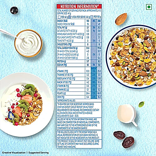 Buy Kelloggs Muesli With 0 Added Sugar Online at Best Price of Rs