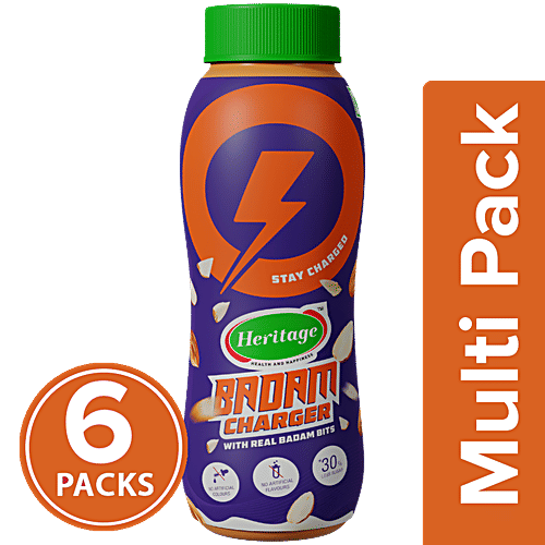 Buy Heritage Premium Badam Milk With Real Nuts, Rich In Nutrients