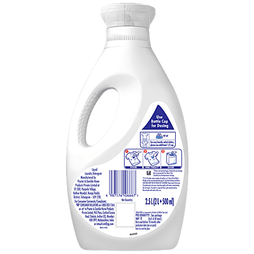 Buy Ariel Matic Liquid Detergent Top Load 2 L (Get 500ml Free) + 2 L