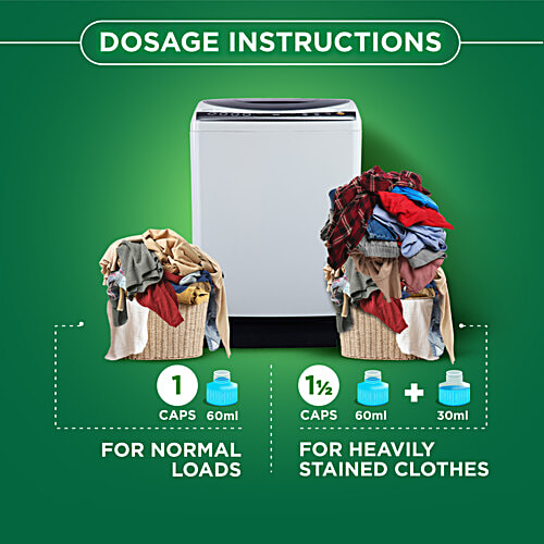 Ariel Power Gel Top Load & Semi Auto Liquid Detergent, 2x2 kg (Multipack) Removes 100 Stains in 1 Wash