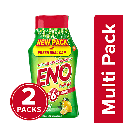 Eno Powder Effervescent Granules Sachets Lemon Flavour 2's, 46 OFF