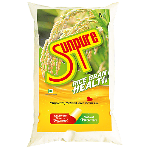 Buy Sunpure Rice Bran Oil Physically Refined Online at Best Price of