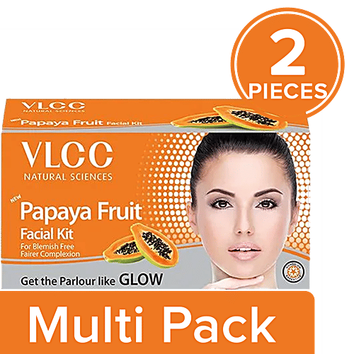 Buy VLCC Papaya Fruit Facial Kit Online at Best Price of Rs 480 bigbasket