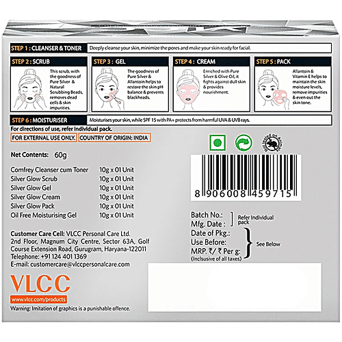 Buy VLCC Silver Facial Kit Online at Best Price of Rs 480 bigbasket