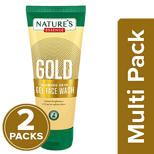 Buy Natures Essence Gold Glowing Skin Gel Face Wash Online at Best