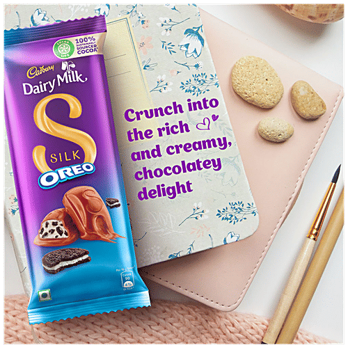 bb Combo Cadbury Silk Oreo,130g+Silk Bubbly Bubblegum,120g+Silk Roast Almond,143 g, Combo 3 Items 