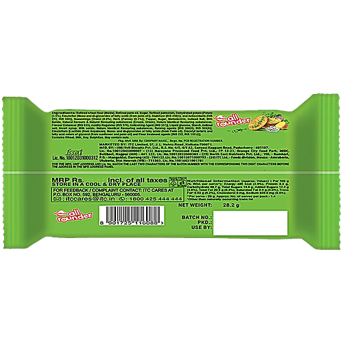 Sunfeast All Rounder - Thin, Light & Crunchy Potato Biscuit With Cream & Herb Flavour, 28.2 g (Pack of 12)