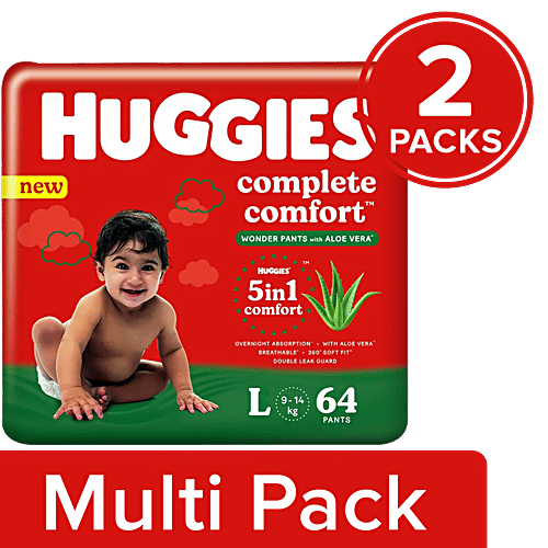 Buy Huggies Complete Comfort Wonder Pants With Aloe Vera Large Size