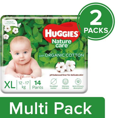 Buy Huggies Nature Care Pants With Organic Cotton - Xl Extra Large