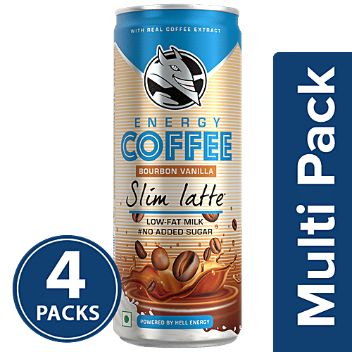 Buy HELL ENERGY Coffee Provides Strength, Slim Latte, Bourbon Vanilla