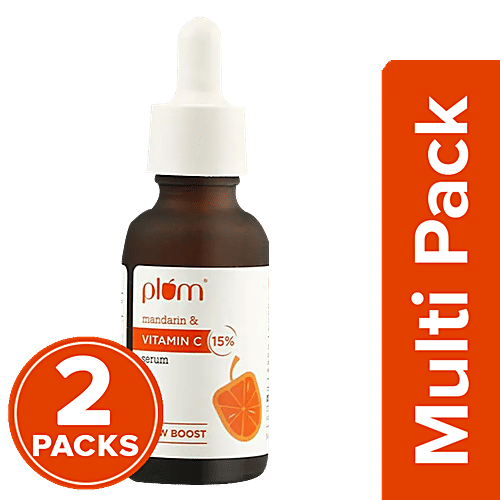 Buy Plum 15 Vitamin C Face Serum With Mandarin Glow Booster Online