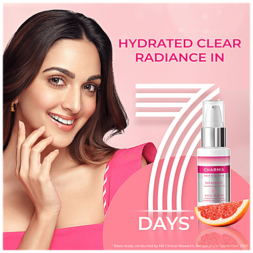 Buy Charmis Radiance Combo Vitamin C Facewash & Face Serum, For