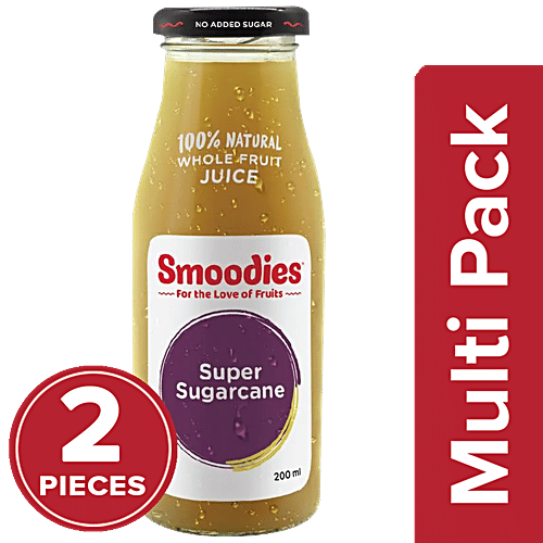 Buy Smoodies Super Sugar Cane Juice With Lemon & Ginger Online at