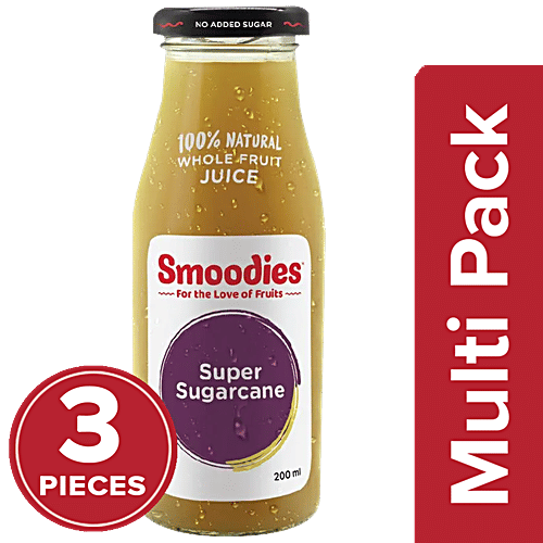 Buy Smoodies Super Sugar Cane Juice With Lemon & Ginger Online at