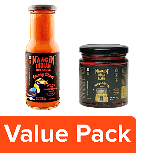 Buy NAAGIN Bhoot Indian Hot Chilli Extra Spicy Sauce,230 g + Indian