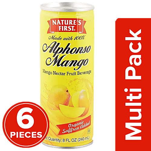 Buy Nature's First Alphonso Mango Nectar Fruit Beverage Organic