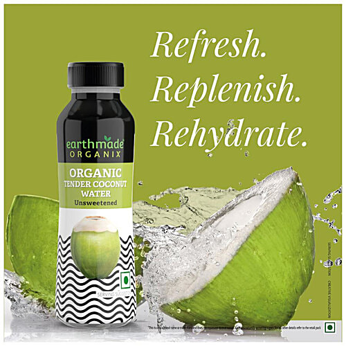 Buy EARTHMADE ORGANIX Organic Tender Coconut Water Unsweetened