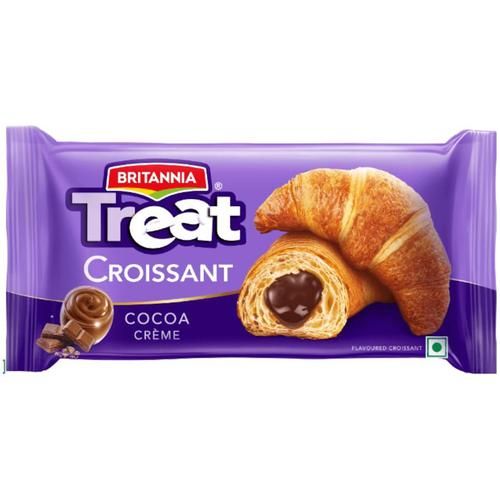 Buy Britannia Treat Croissant Cocoa Creme Filling 2x45g Treat