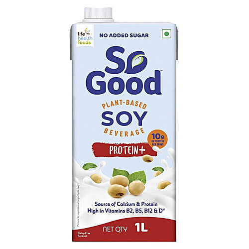 Buy So Good Soy Milk Protein+, Plant Based Beverage 1 L + Free Uber