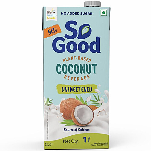 Buy So Good Coconut Milk Unsweetened, Plant Based Beverage 1L + Free