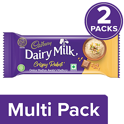 Buy Cadbury Dairy Milk Crispy Rabdi Madbury Chocolate Bar Online at Best Price of Rs 90 bigbasket