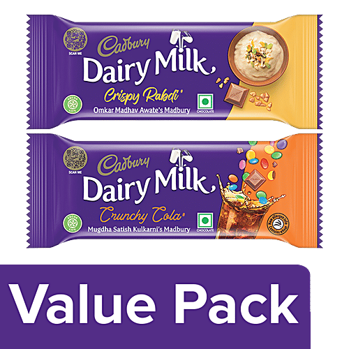 Buy Cadbury Dairy Milk Crispy Rabdi 36 g + Crunchy Cola Madbury
