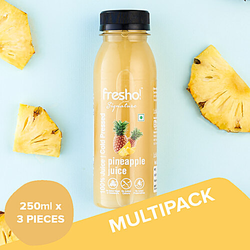 Buy Fresho Signature Pineapple Juice ColdPressed, No Added Sugar