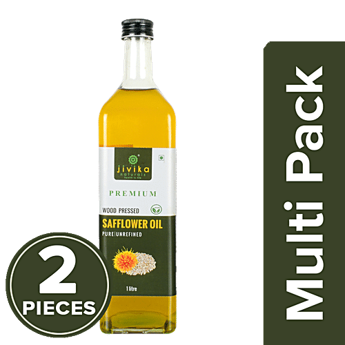 Buy Jivika Naturals Cold Pressed Safflower Oil Online at Best Price of